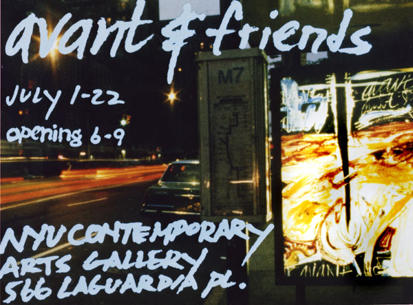 street art nyc 80s avant & friends at NYU contemporary Arts Gallery